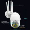 QX38 1080P WiFi Outdoor Dome Camera with Night Vision & Motion Detection - 2