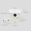 DP16 2.0MP Garden Light Camera, Motion Detection/Night Vision, EU Plug - 3