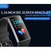 Smart Bracelet, 1.14" IPS Screen, IP67, Heart Rate, Sleep Monitor, Red - 2