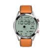 DW16 1.39" AMOLED Smart Watch, Heart Rate/BP Monitor, Leather Strap - 2