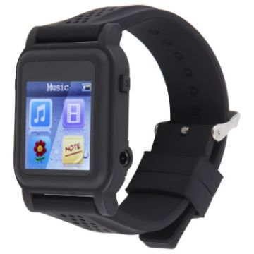 Q998 16GB MP4 E-Book Smart Watch, Music/Video/Photo, Black - 1