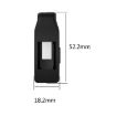 Sky Blue Protective Silicone Case for Fitbit Inspire/Inspire HR/Ace 2 - 5