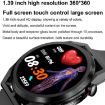 ET310 Black Smart Watch, 1.39" IPS, IP67, Temp & ECG Monitoring - 4
