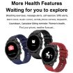ET310 1.39" IPS IP67 Smart Watch, Leather Band, Temp/ECG (Brown) - 6