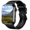 ET210 1.91" IPS Smart Watch, IP67, Temp/ECG Monitoring, Black Band - 1