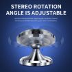 F19 360 Rotating Silver Car Magnetic Metal Phone Holder - 4