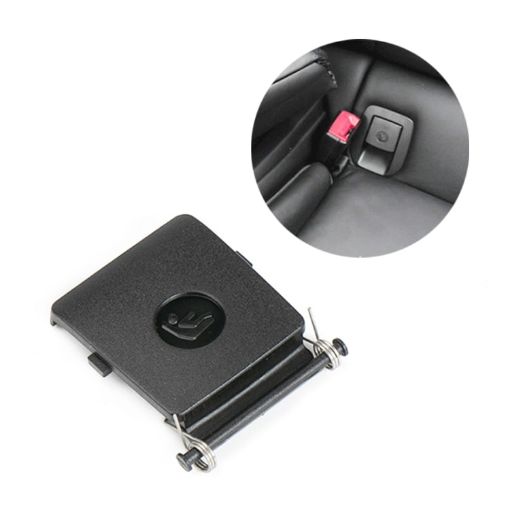 BMW 3 Series E93 Child Safety Seat Isofix Cover (Black) - 1