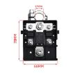 Quick Release 32V 400A Car Battery Terminal Fused Clamps (Black) - 5