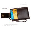 KB153 RFID Antimagnetic Leather Card Holder with Lanyard (Black) - 6