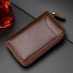 Large-capacity Brown Leather Keys Holder and Wallet 9106 - 1