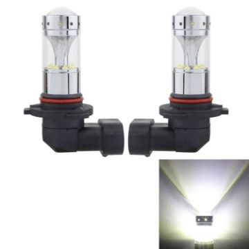 2 PCS 9006 Car Fog Lights 60W 1200LM 6000K 12V XB-D LEDs White - 1