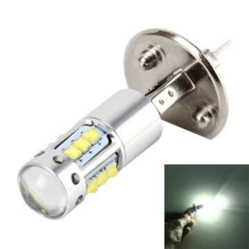 H1 50W 500LM Car Fog Light, 6000K, 16 Lamps, DC 12V-24V White - 1