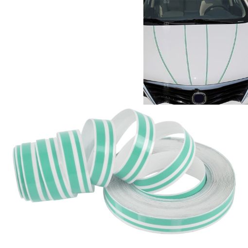 12mm Green Self Adhesive Car Decorative Stripe Tape, 9.8m Long - 1