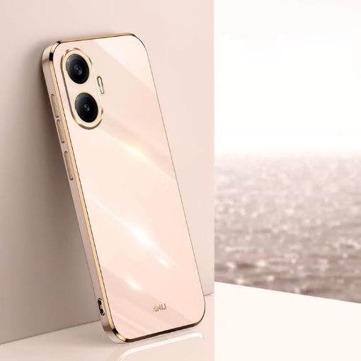 Redmi Turbo 4 Pro XINLI Pink 6D Electroplate TPU Phone Case - 1