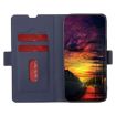 Realme P3 Ultra 5G Blue Leather Phone Case with Twill Texture - 3