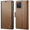 Samsung Galaxy A71 4G CaseMe 023 Leather RFID Phone Case (Brown) - 1