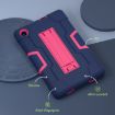 TCL Tab 8 LE/WiFi Silicone Hybrid Case with Holder (Navy/Rose) - 2