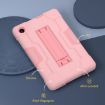 TCL Tab 8 LE/WiFi Silicone Hybrid PC Case with Holder (Rose Gold) - 2