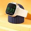 Apple Watch Orange Wave Pattern Silicone Charging Stand - 3