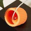 Lavender Wave Pattern Silicone Charging Stand for Apple Watch - 5