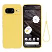 Google Pixel 8 Yellow Silicone Shockproof Phone Case - 1