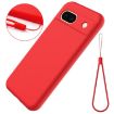 Google Pixel 8a Red Silicone Shockproof Case - Pure Color Edition - 2