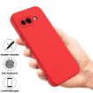 Pixel 9a Red Silicone Shockproof Case - Pure Color - 2