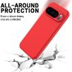 Google Pixel 10 Pro Red Silicone Shockproof Phone Case - 5