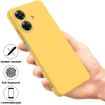 Realme Note 60 Dropproof Yellow Silicone Phone Case - 2