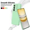 Realme 14x India Green Solid Liquid Silicone Dropproof Case - 3
