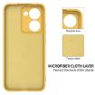 Realme P3 Ultra 5G Yellow Liquid Silicone Dropproof Phone Case - 6
