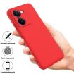 Realme P3 Ultra 5G Red Dropproof Liquid Silicone Phone Case - 2