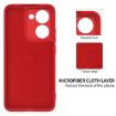 Realme P3 Ultra 5G Red Dropproof Liquid Silicone Phone Case - 6
