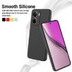 Realme P3 5G/Narzo 80x 5G Black Liquid Silicone Dropproof Case - 3