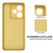Realme GT 7/GT 7T 5G Yellow Liquid Silicone Dropproof Case - 6