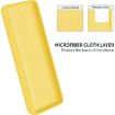 OPPO Find X6 Pro Yellow Silicone Dropproof Full Coverage Case - 5