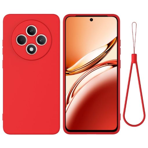 OPPO F27 5G Red Silicone Dropproof Full Coverage Phone Case - 1