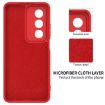 OPPO A3 Pro 5G India Red Liquid Silicone Dropproof Phone Case - 6