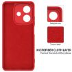 OPPO A3x Red Liquid Silicone Dropproof Full Coverage Case - 6