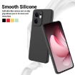 OPPO Reno13 F Solid Black Silicone Dropproof Phone Case 4G/5G - 3