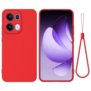 OPPO Reno13 Pro 5G Red Silicone Dropproof Full Coverage Case - 1