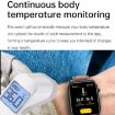 E530 1.91" IP68 Waterproof Smart Watch w/ ECG & Blood Sugar (Black) - 6