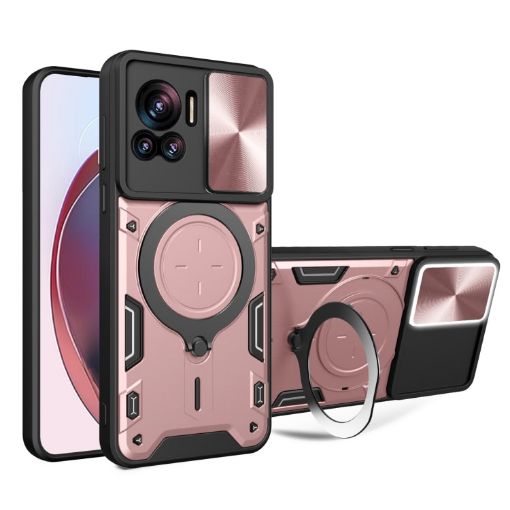Motorola Edge 30 Ultra Pink Camshield Magnetic Phone Case - 1