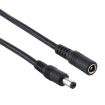 8A 5.5x2.1mm Female-Male DC Power Extension Cable (Black) - 3