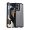Motorola Edge 2024 Acrylic Hybrid TPU Case (Black) Colorful Series - 1
