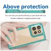 Motorola Edge 50 Neo Colorful Acrylic Hybrid TPU Case - Blue - 4