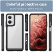 Moto G35 5G Black Acrylic TPU Case - Colorful Series - 2