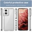 Motorola Moto G35 5G Colorful Acrylic TPU Case (Transparent) - 2