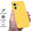 Motorola Edge 2023 Yellow Silicone Dropproof Full Coverage Case - 2