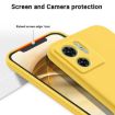 Motorola Edge 2023 Yellow Silicone Dropproof Full Coverage Case - 4